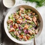 Flaky Salmon Salad Recipe