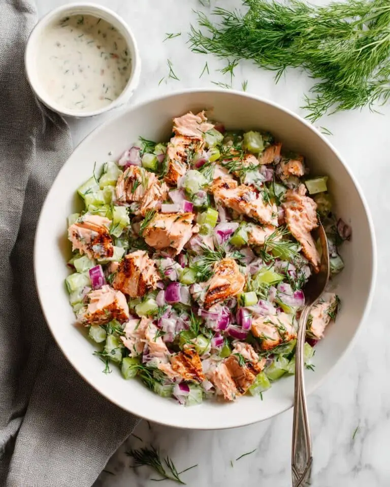 Flaky Salmon Salad Recipe