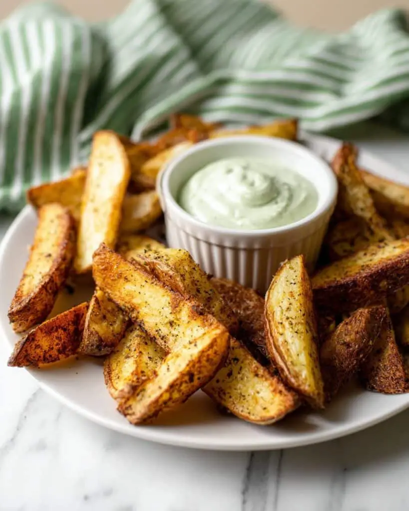 Crispy Air Fryer Potato Wedges Recipe