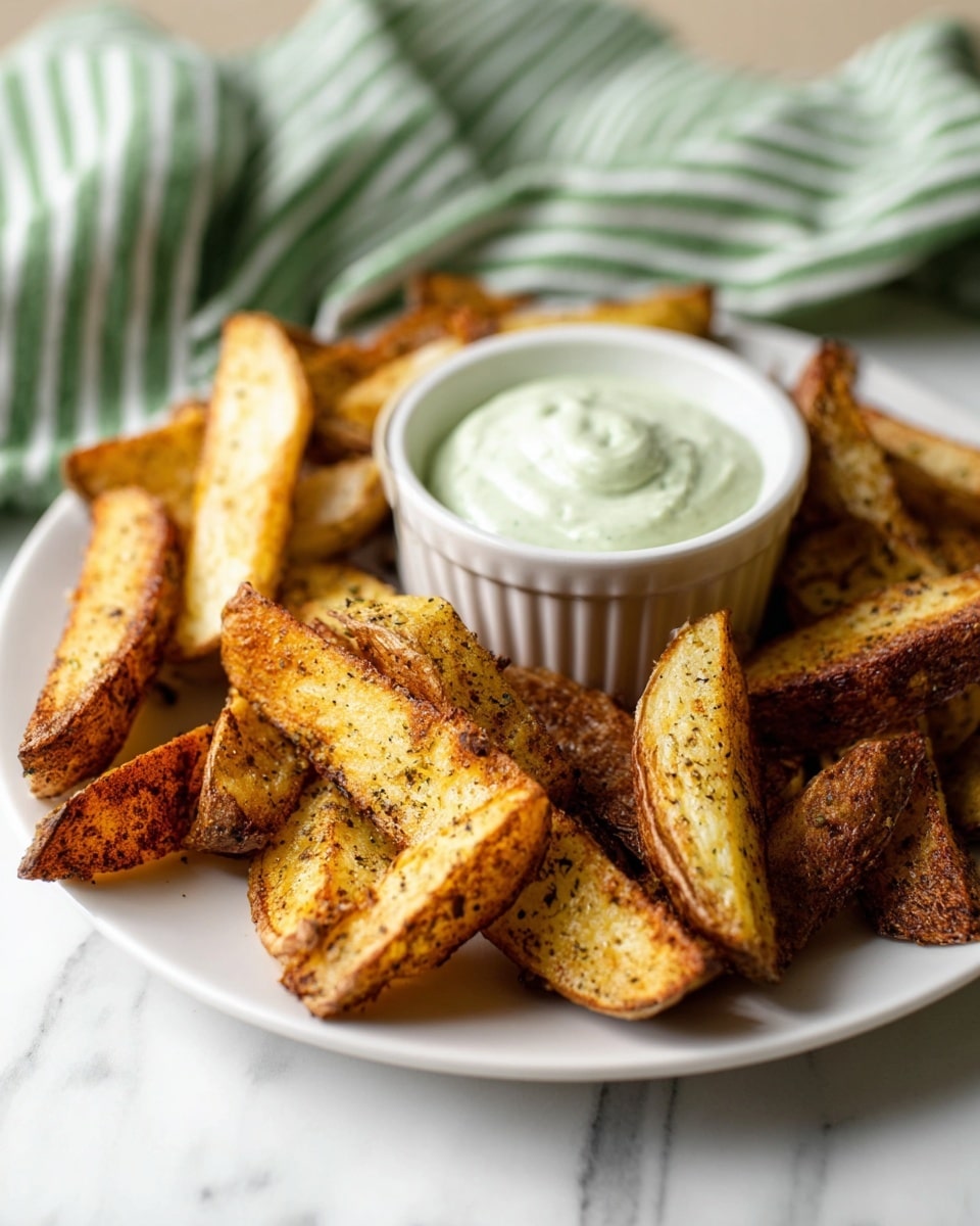 Crispy Air Fryer Potato Wedges Recipe