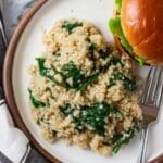 Spinach Parmesan Quinoa Recipe