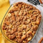 Banana French Toast Casserole with Streusel Topping Recipe