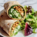 Garlic Chili Lentil Wraps Recipe