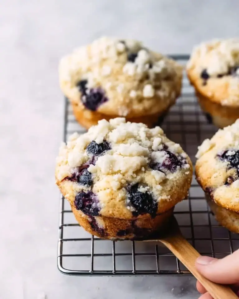 Blueberry Muffin Cookies with Crumb Topping and Optional Icing Recipe