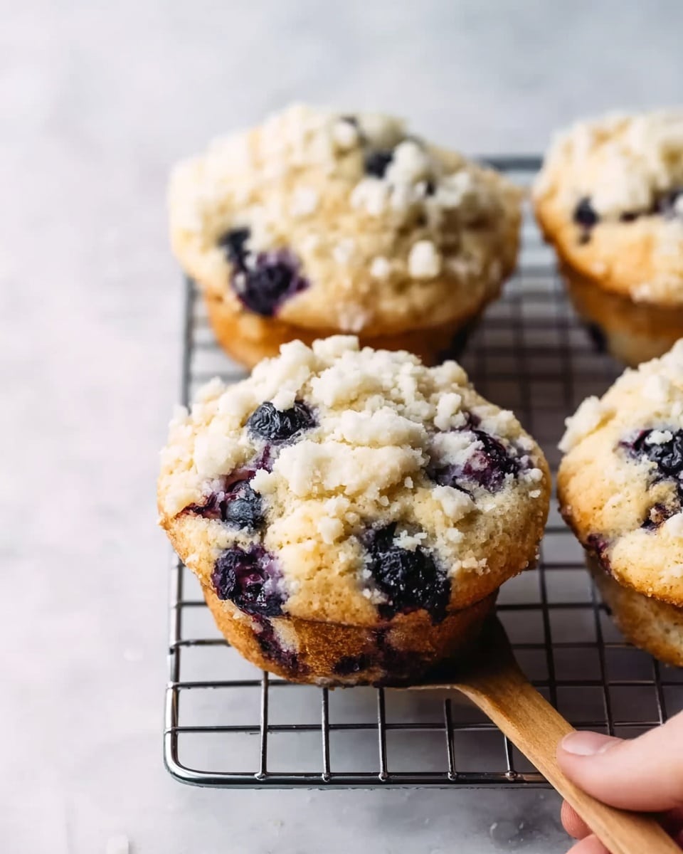 Blueberry Muffin Cookies with Crumb Topping and Optional Icing Recipe