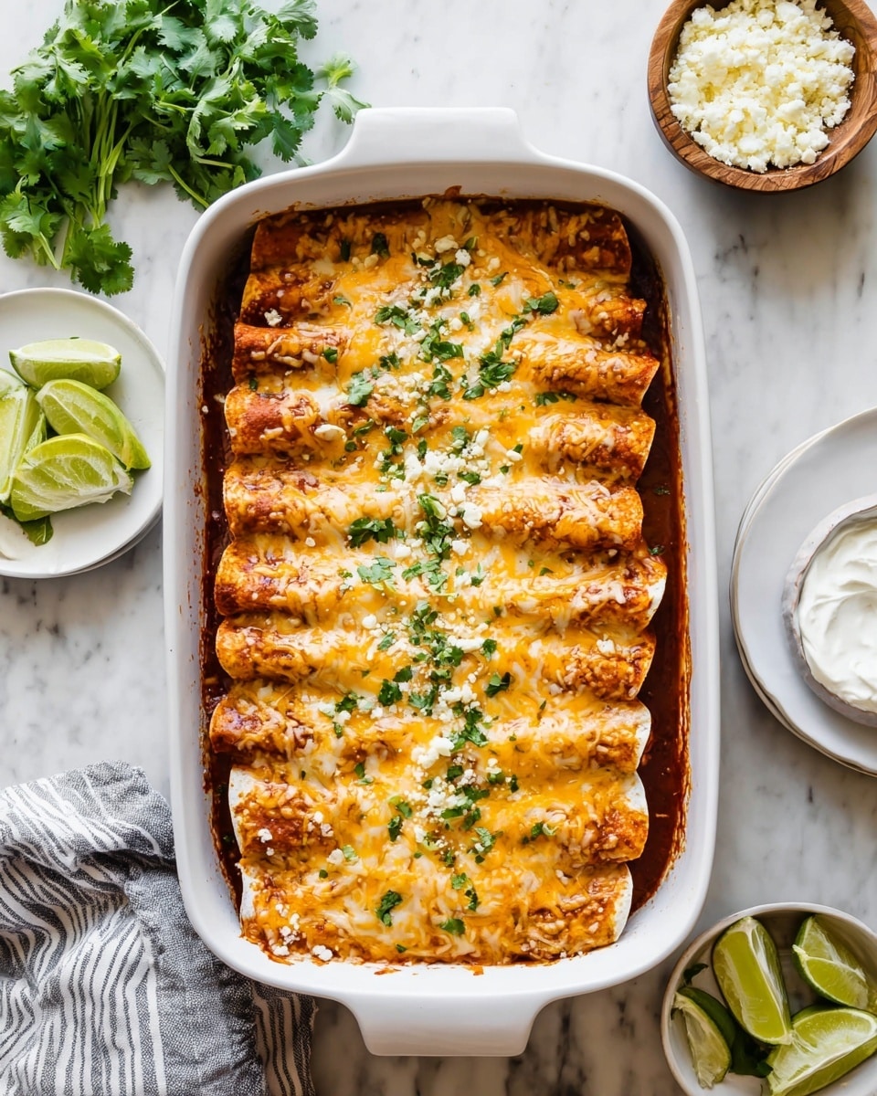 Easy Chicken Enchiladas Recipe