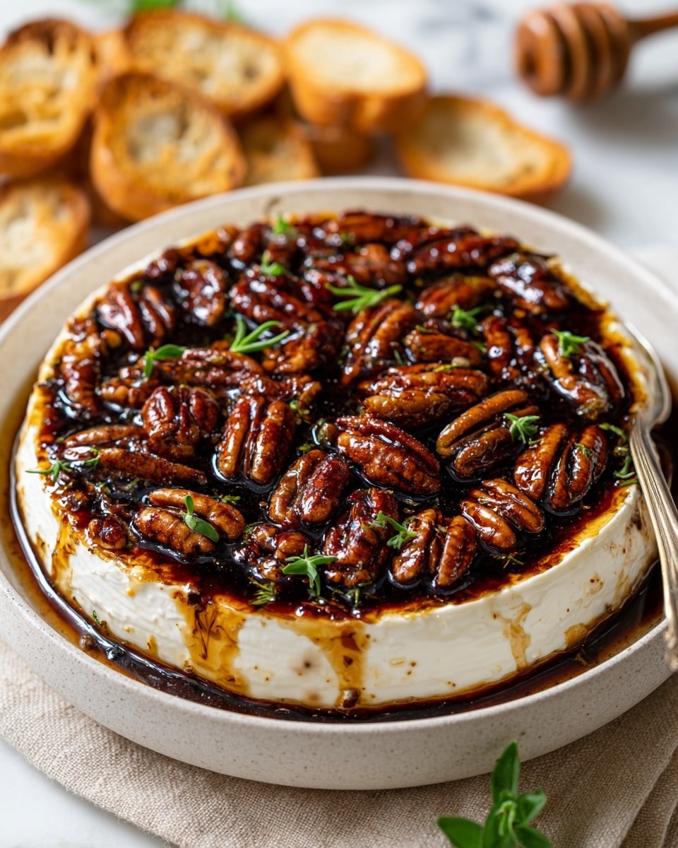 Baked Feta Dip with Fig Preserves and Toasted Pecans Recipe