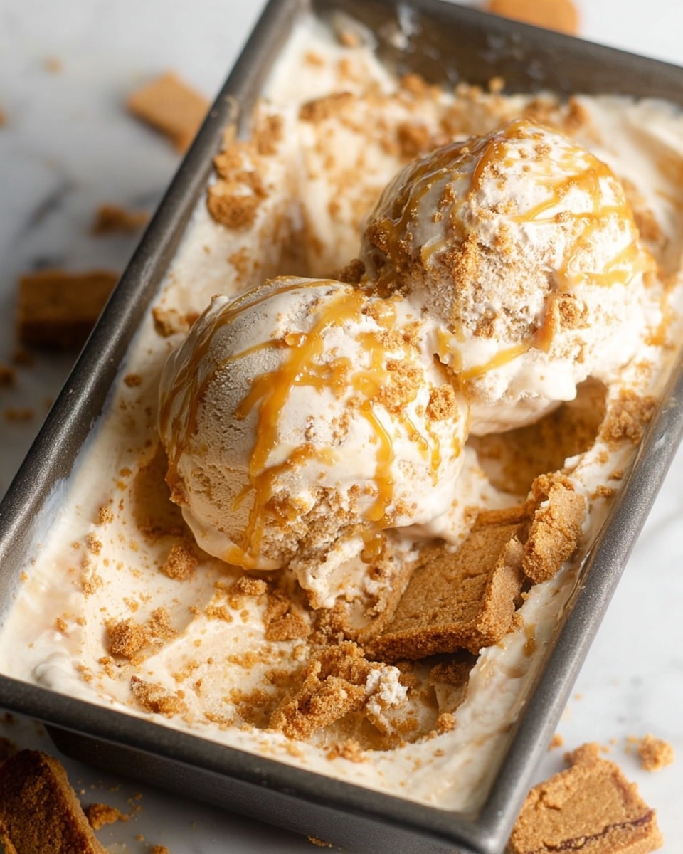 No-Churn Caramel Apple Crisp Ice Cream Recipe
