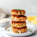 Salmon Patties with Crackers Recipe