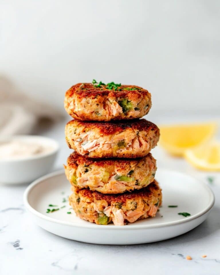 Salmon Patties with Crackers Recipe