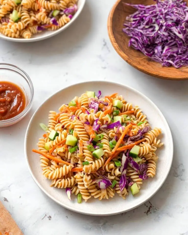 Protein Packed Thai Pasta Salad Recipe