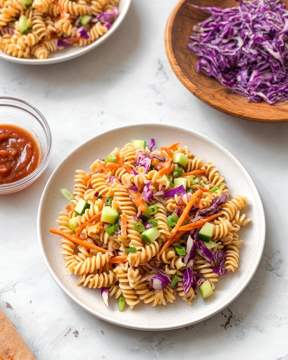 Protein Packed Thai Pasta Salad Recipe