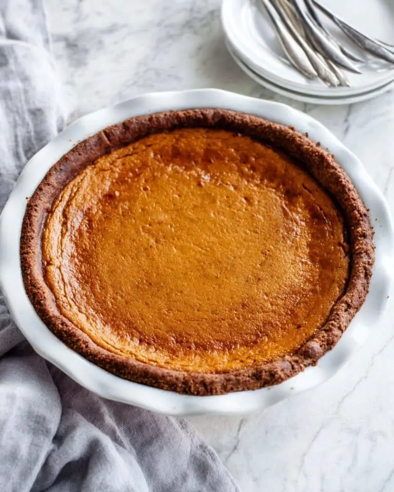 Vegan Carrot Pie with Pecan-Oat Crust Recipe