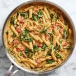 Creamy Tomato and Spinach Pasta Recipe