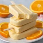 Orange Creamsicle Popsicles (Easy, Healthy!) Recipe