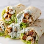 Grilled Chicken Wrap with Cheddar, Lettuce, and Ranch Recipe