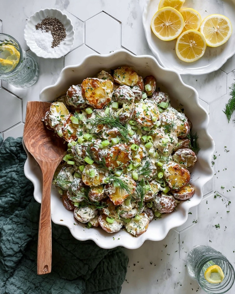 Crispy Smashed Potato Salad Recipe