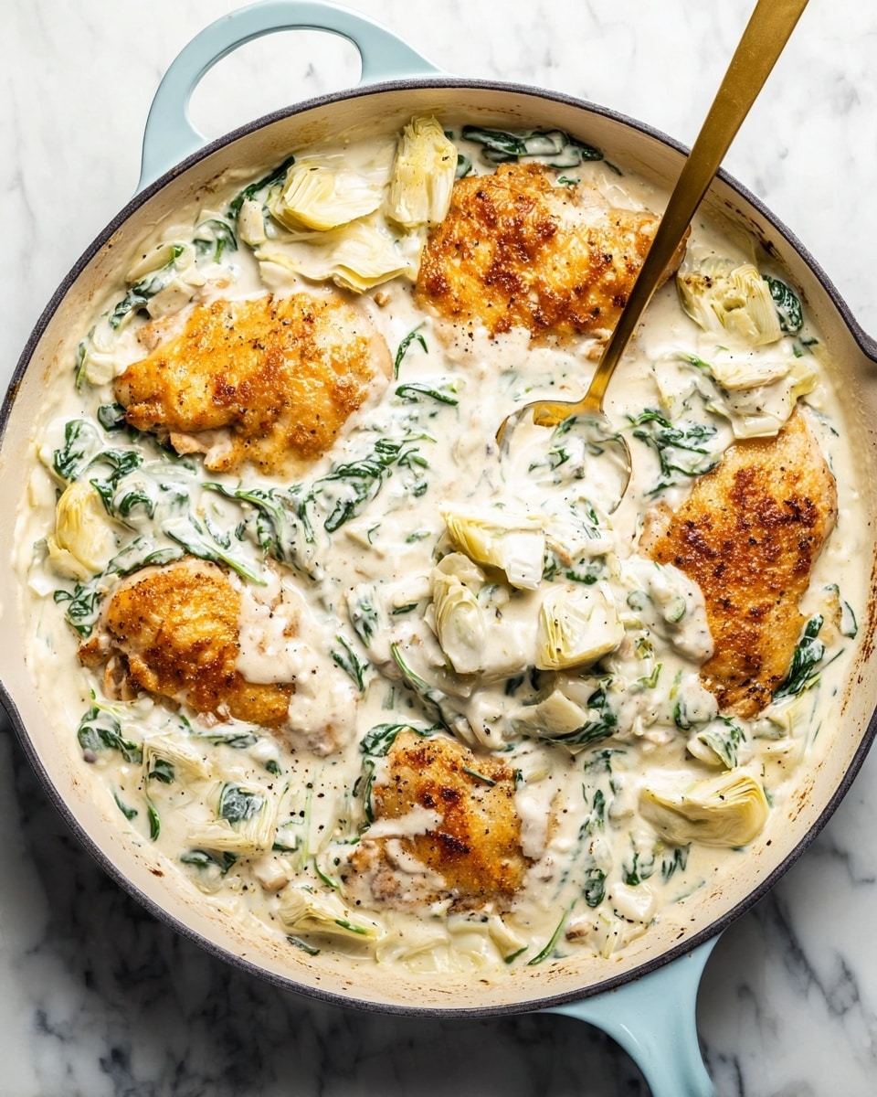 Spinach Artichoke Chicken Recipe